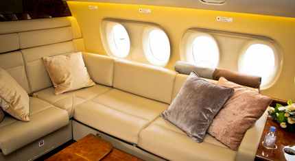 Miejsce w samolotach