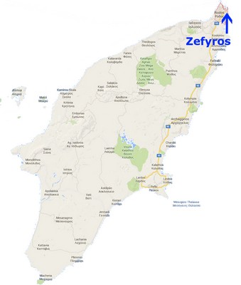 Mapa Rodos