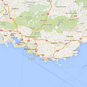 Mapa Cassis