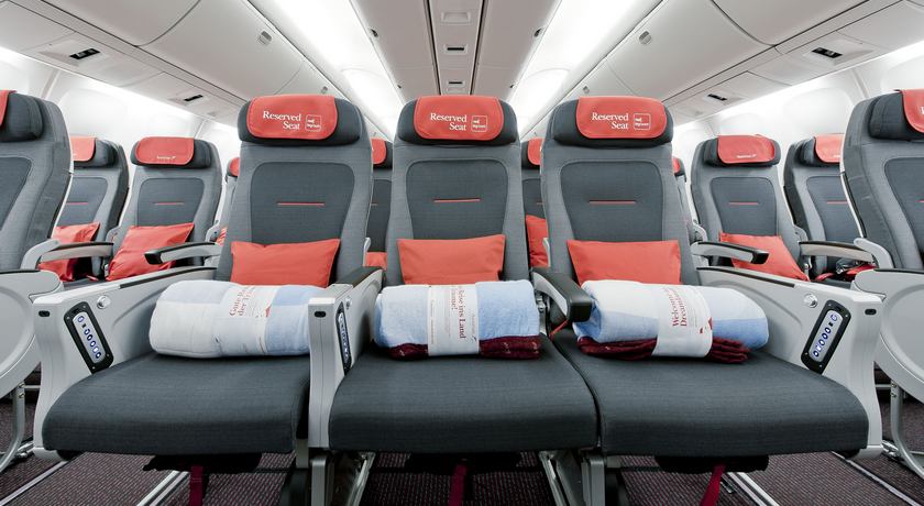 Samolot Airbus A380-miejsca