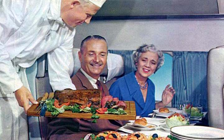 jedzenie w samolotach